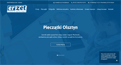 Desktop Screenshot of pieczatki-erzet.pl