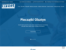 Tablet Screenshot of pieczatki-erzet.pl